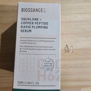 Women's Biossance Squalane + Copper Peptide Rapid Plumping Serum One Size White